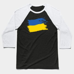 Ukraine Vintage Flag Baseball T-Shirt